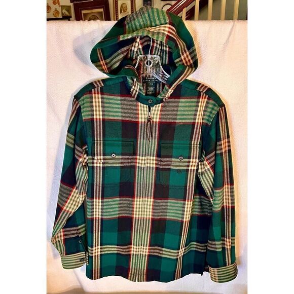 Ralph Lauren Hooded Zip Up Jacket Plaid Sz P/S - Picture 4 of 9